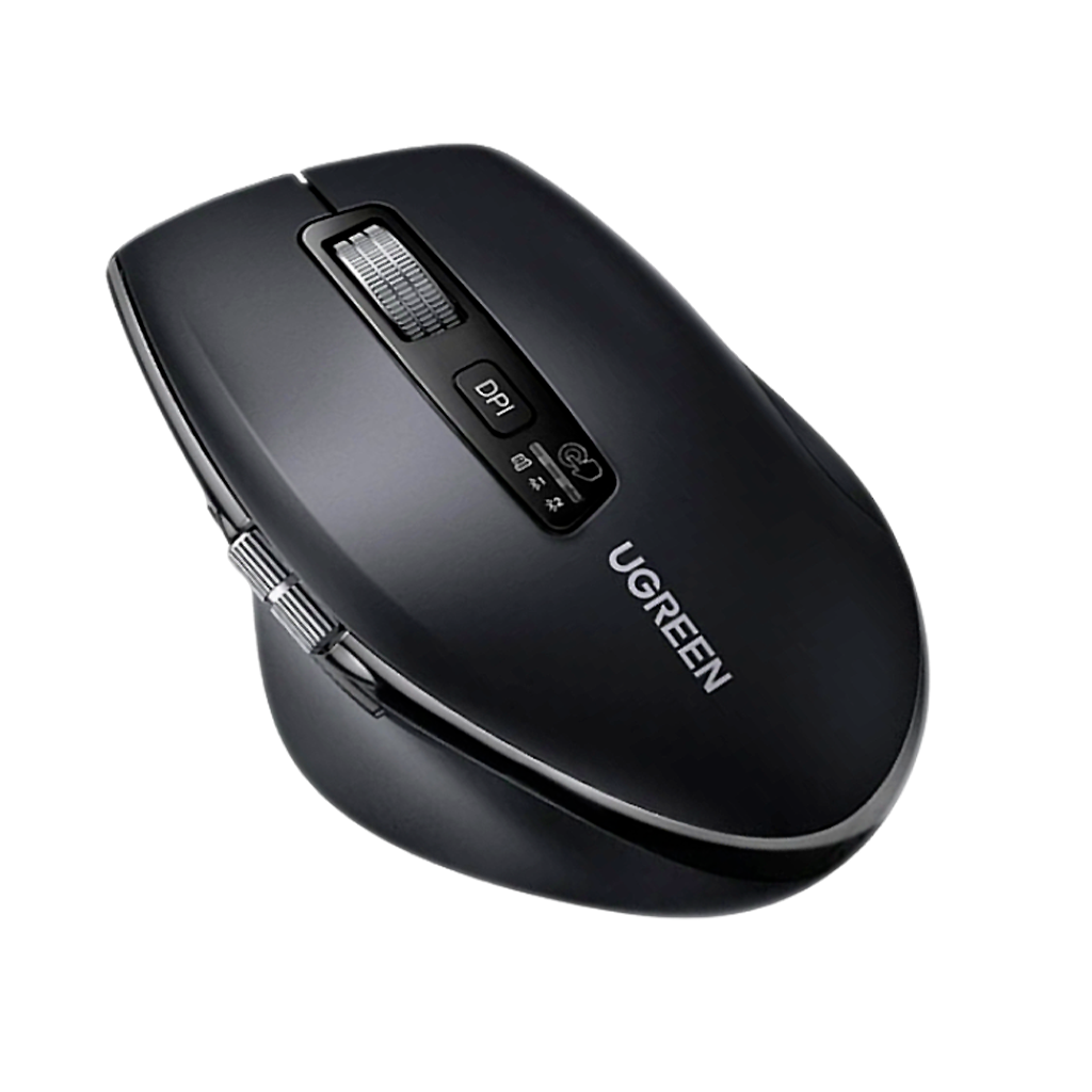 Souris ergonomique sans fil - Trackball Double Molette 5000 DPI