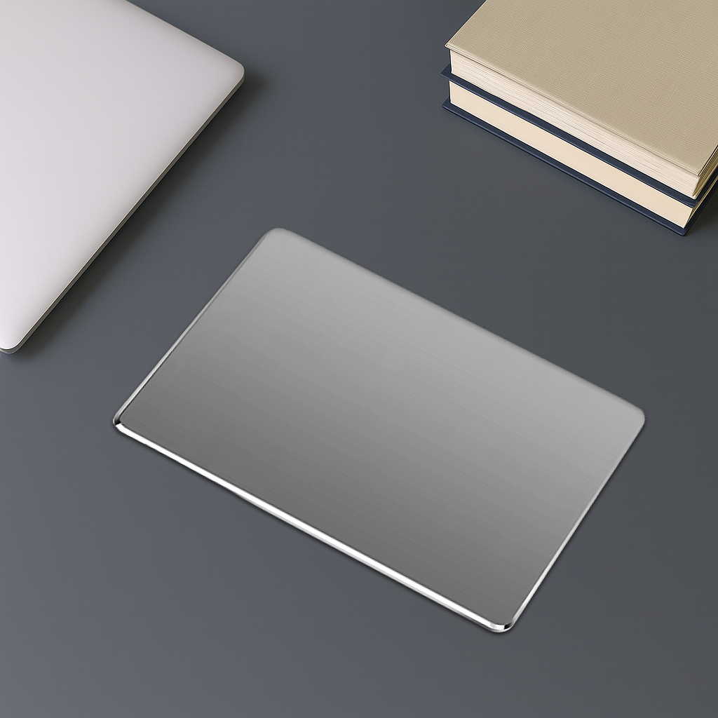 Tapis de Souris Ergonomique - Aluminium Double Face