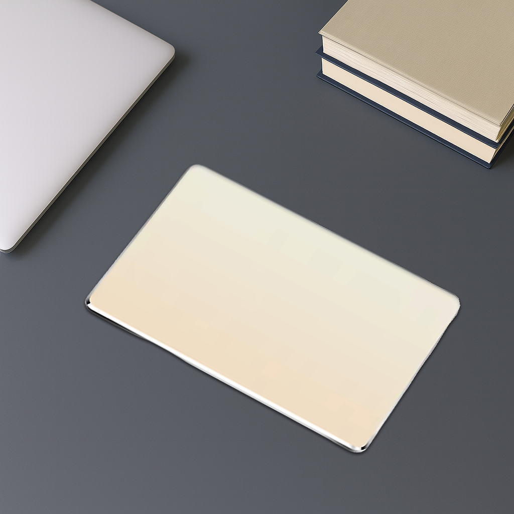 Tapis de Souris Ergonomique - Aluminium Double Face