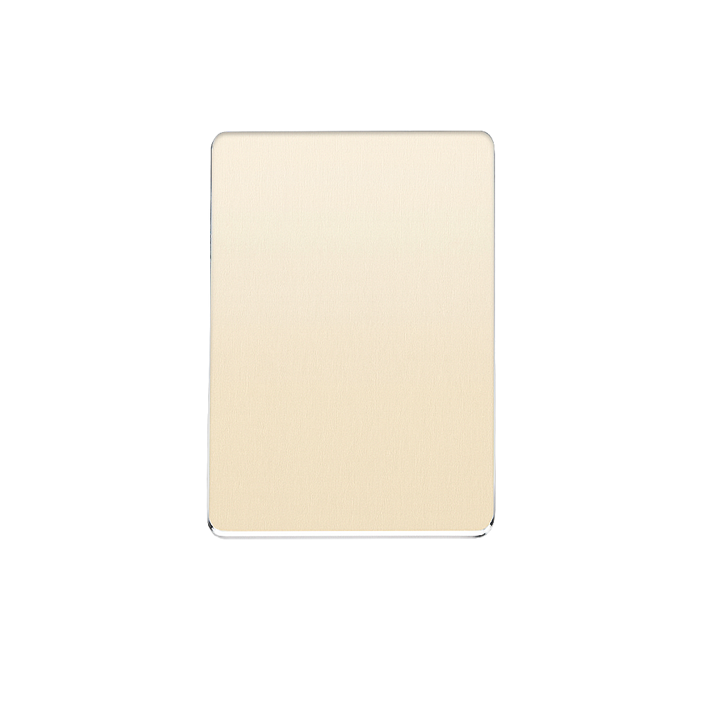 Tapis de Souris Ergonomique - Aluminium Double Face