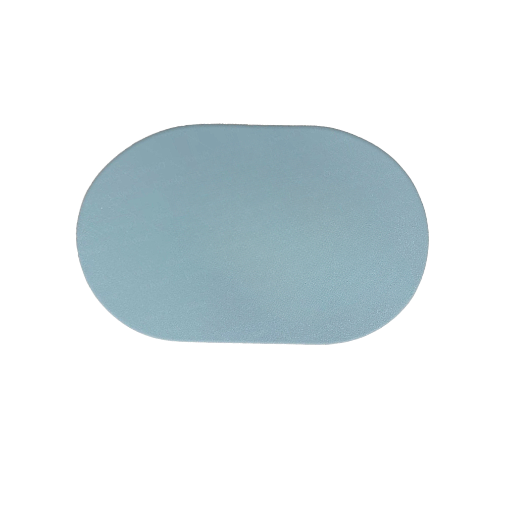 Tapis de Souris Ergonomique - Rond Minimaliste Cuir