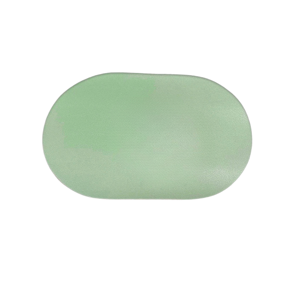 Tapis de Souris Ergonomique - Rond Minimaliste Cuir