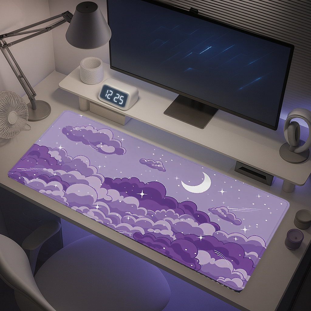 Tapis de Souris Gaming XXL - Ciel Nuageux
