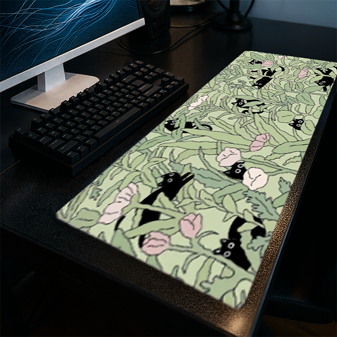 Tapis de Souris Gaming XXL - Chats graphique
