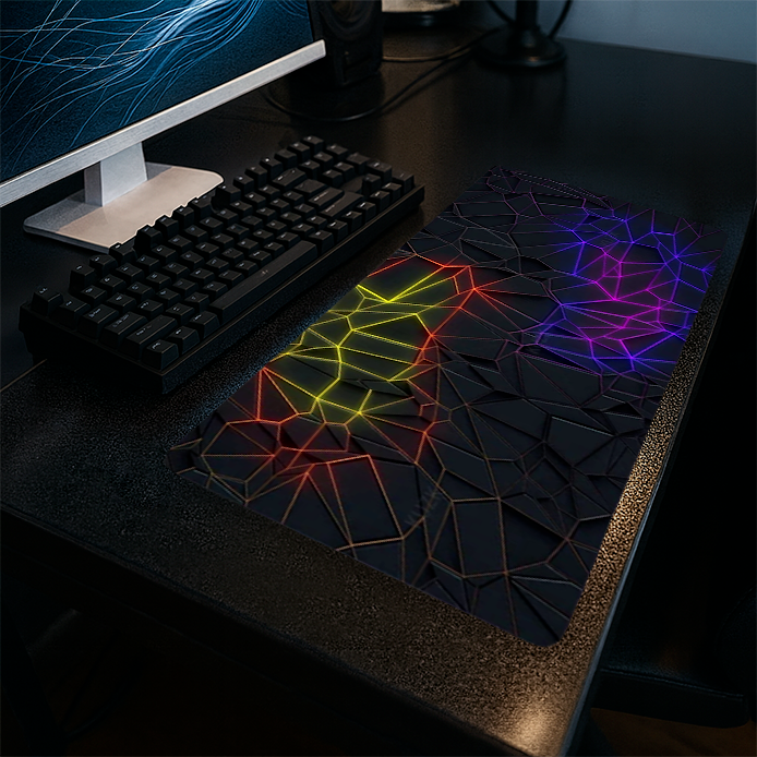 Tapis de Souris Gaming XXL - Neo Géométrique