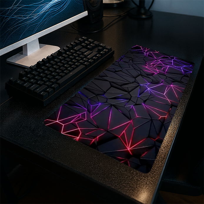 Tapis de Souris Gaming XXL - Neo Géométrique