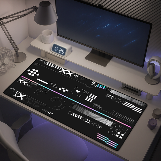 Tapis de Souris Gaming XXL - Motif Graphique