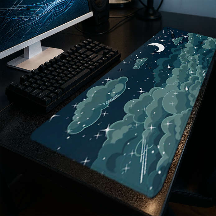 Tapis de Souris Gaming XXL - Ciel Nuageux