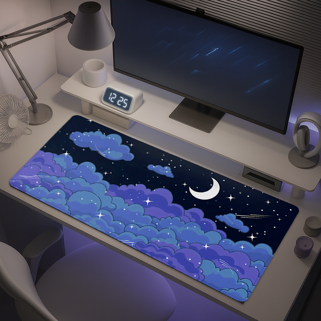 Tapis de Souris Gaming XXL - Ciel Nuageux