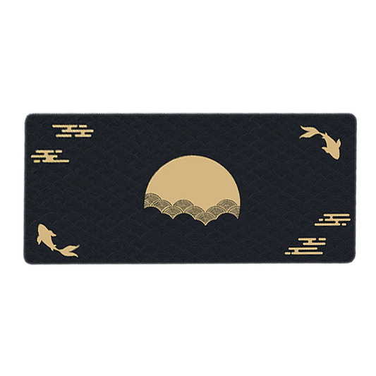 Tapis de Souris Gaming XXL - Soleil Doré