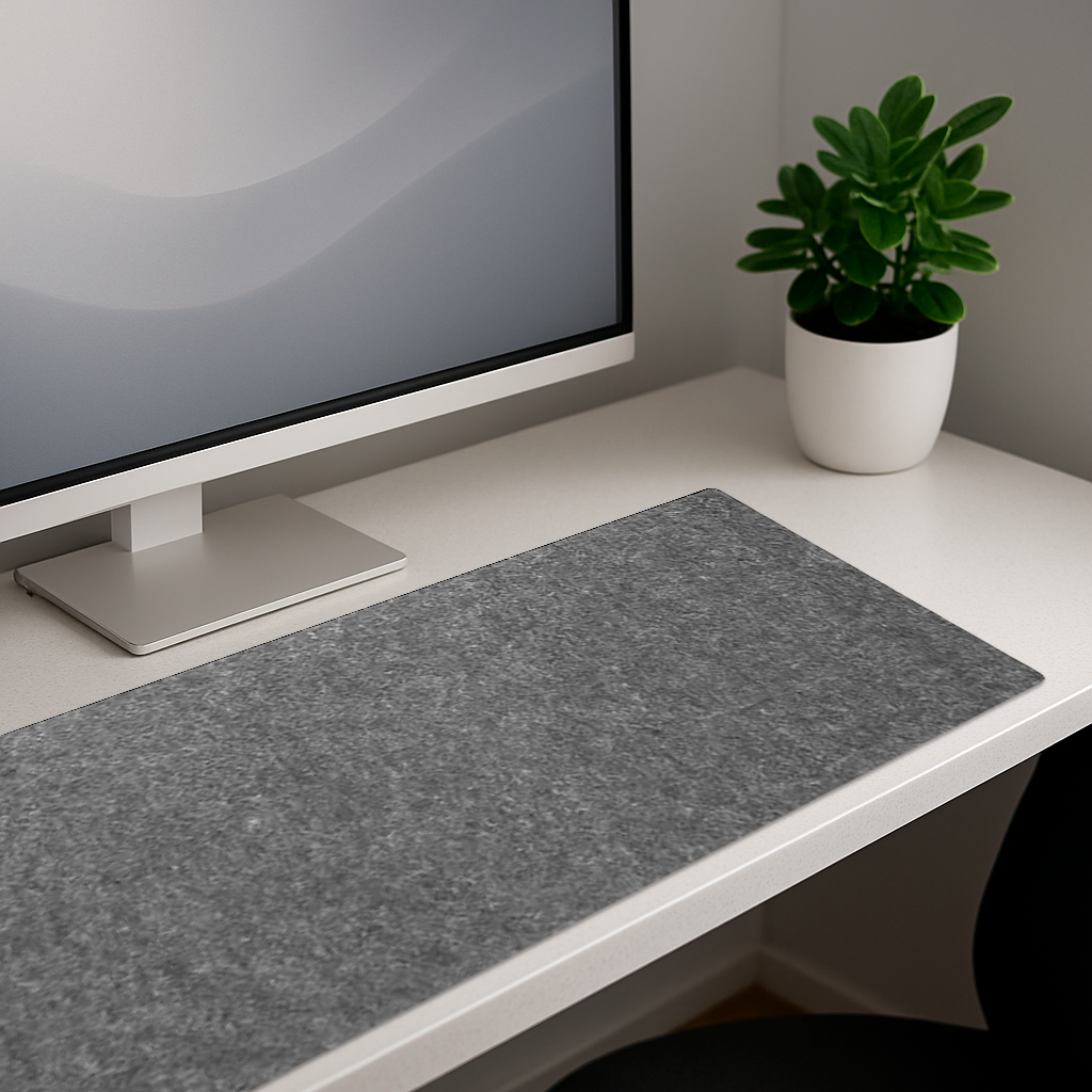 Tapis de Souris Bureau XXL - Tissu en Feutre