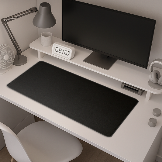 Tapis de Souris Bureau XXL - Simili Cuir Confort