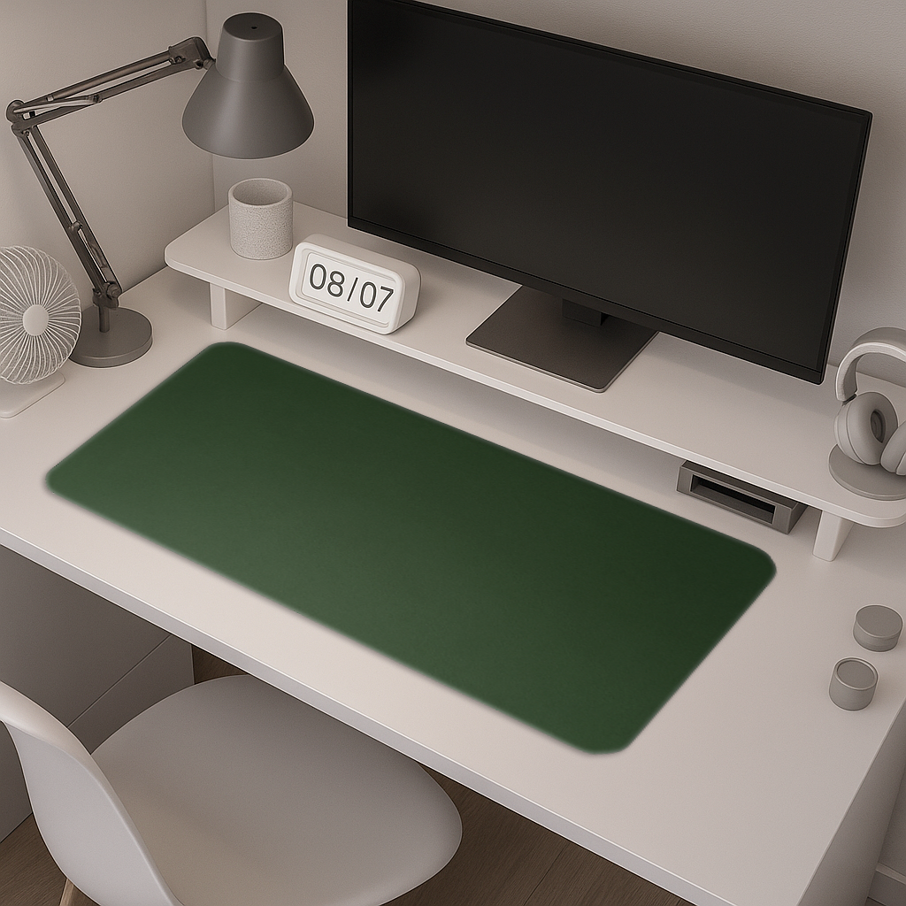 Tapis de Souris Bureau XXL - Simili Cuir Confort